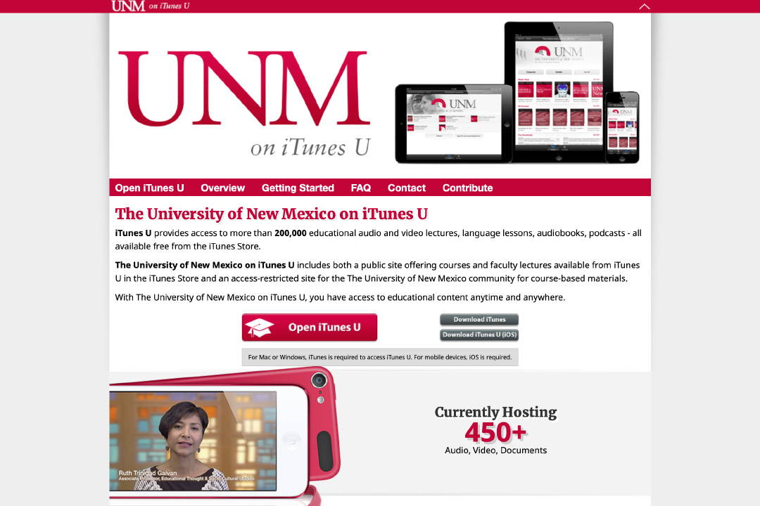 UNM on iTunes U