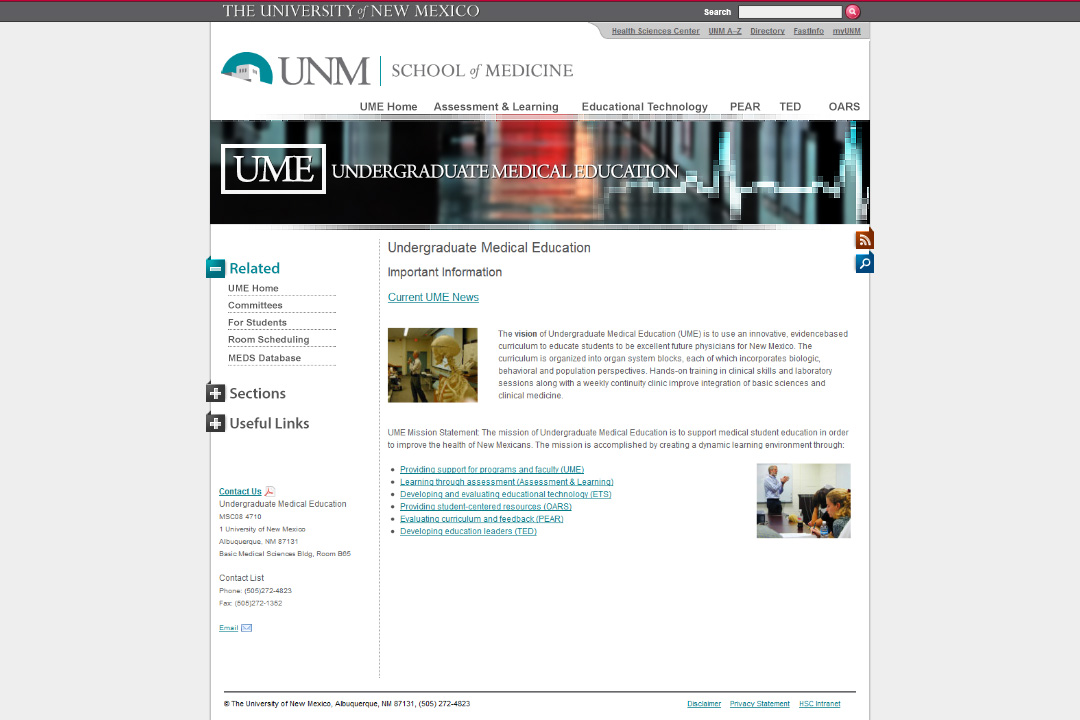 Undergraduate Medical Education